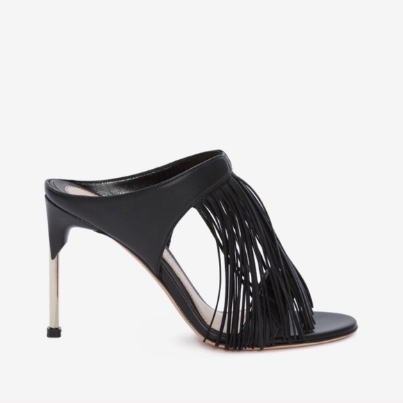 Alexander McQueen Shoes - Alexander McQueen 40.5 pin mule sandals heel